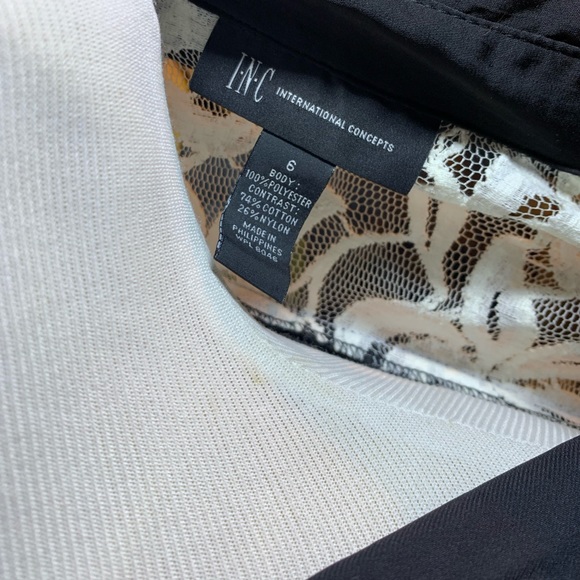 Women’s black with lace button down blouse. - Picture 4 of 7